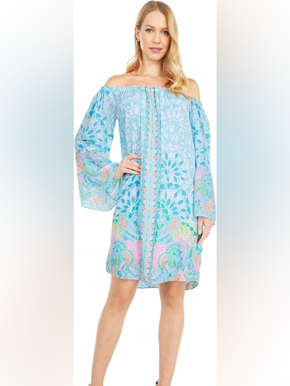 Lilly Pulitzer Nevie Caribbean Citrus Dress